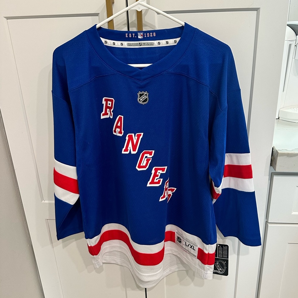 New York Rangers Youth Blank Jersey
